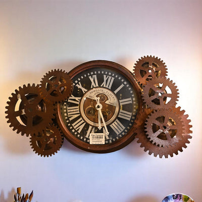 AquaTick Splash Metallic Wall Clock