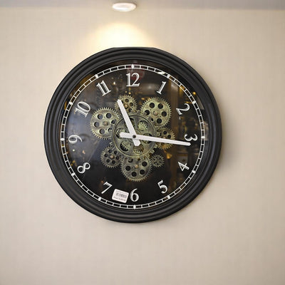 Aqua Tick Splash Gears Wall Clock