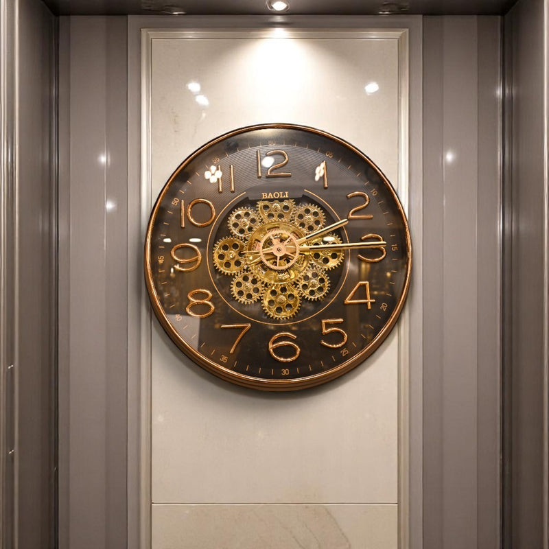 Splash Gears Wall Clock