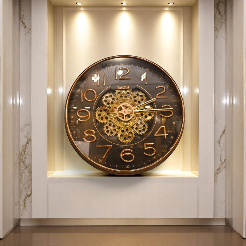 Splash Gears Wall Clock