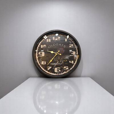 Retro Noir Café Wall Clock