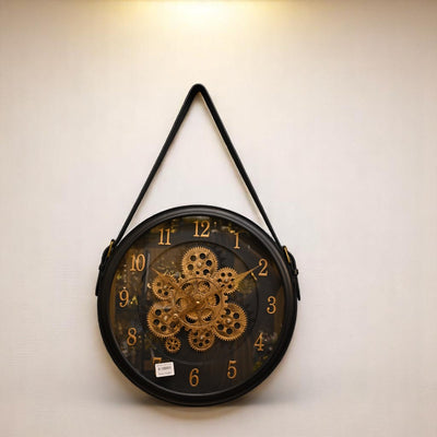 Aqua Tick Splash Gearswork with Belt Wall Clock