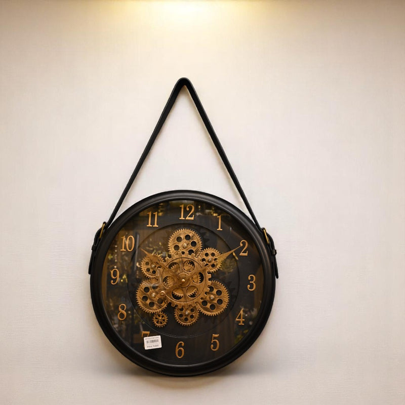 Aqua Tick Splash Gearswork with Belt Wall Clock