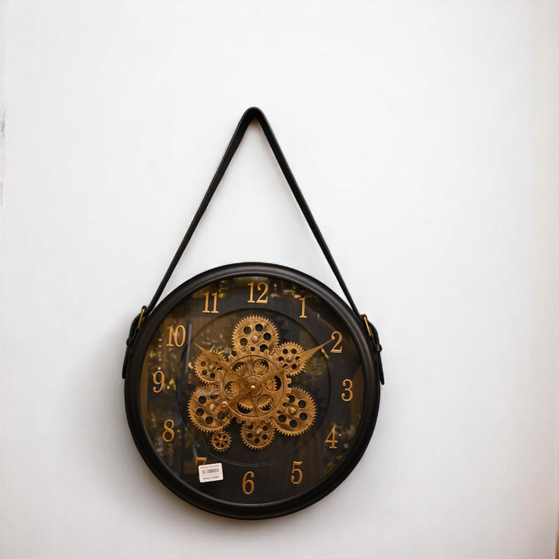 Aqua Tick Splash Gearswork with Belt Wall Clock