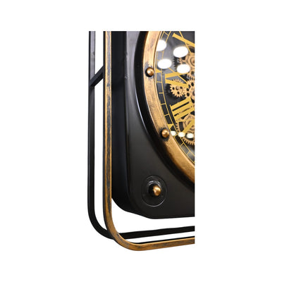 Chrono Square Geared Wall Clock
