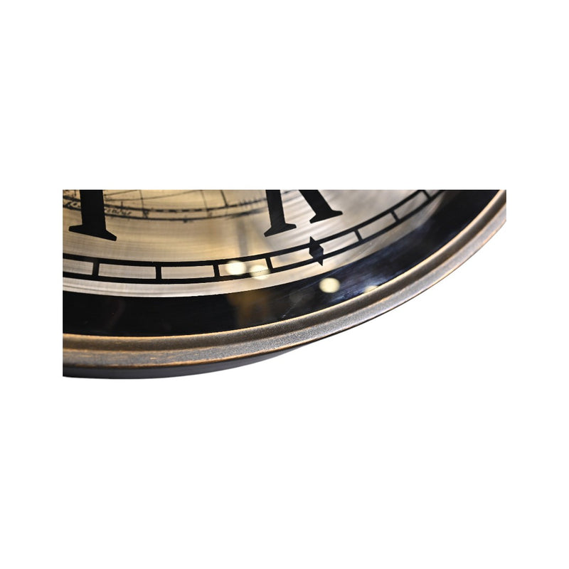 Roland Round Industrial Moving Cogs Wall Clock