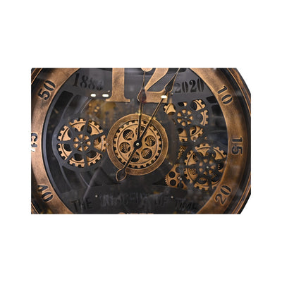 Steampunk Real Moving Gears Wall Clock