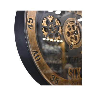 Steampunk Real Moving Gears Wall Clock