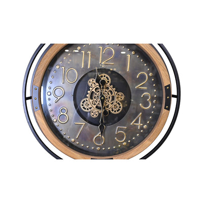 European Metal Gear Round Wall Clock