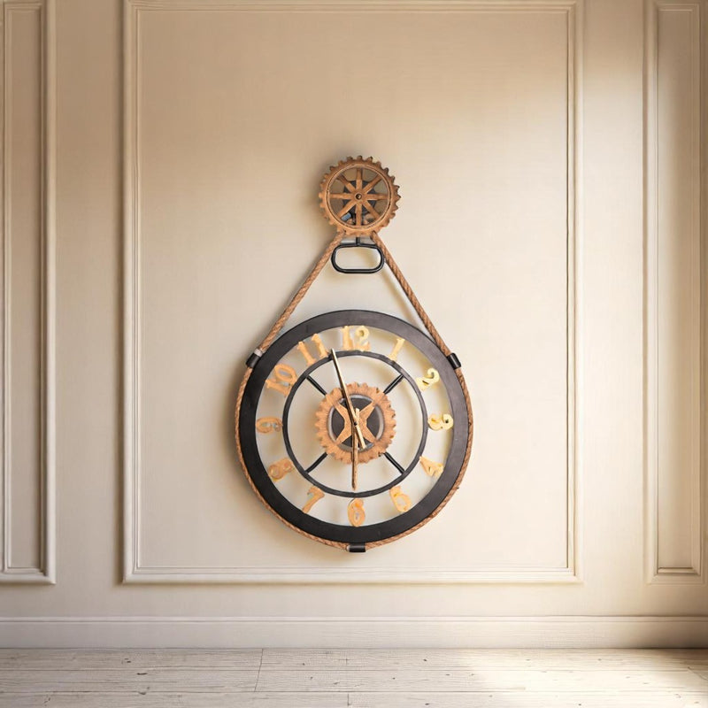 Ecliptica Luxe Metallic Wall Clock