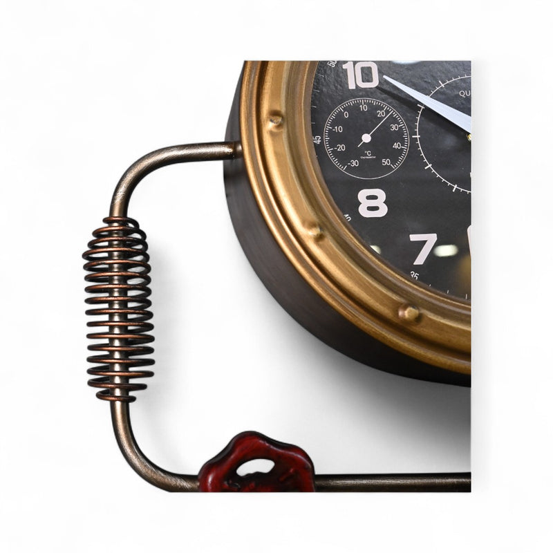 The Steampunk Boiler Metallic Wall Clock