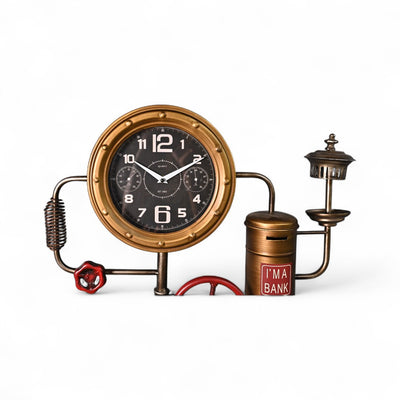 The Steampunk Boiler Metallic Wall Clock