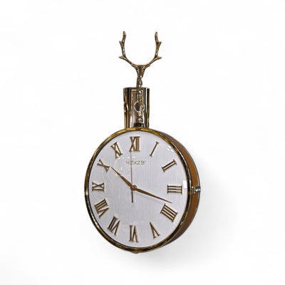 Vintage Twin-Face Station Clock