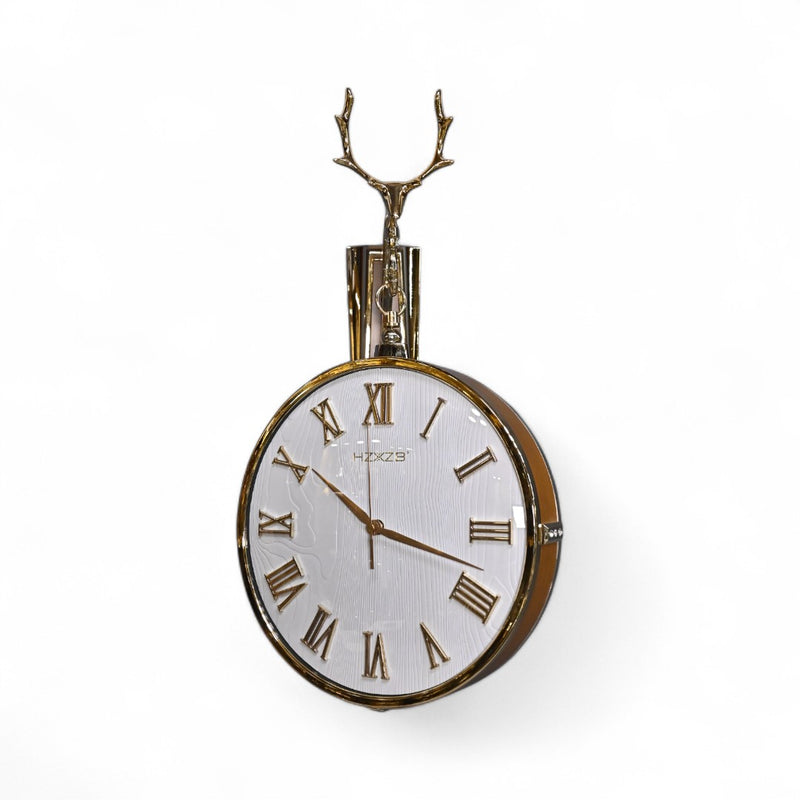 Vintage Twin-Face Station Clock