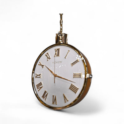 Vintage Twin-Face Station Clock