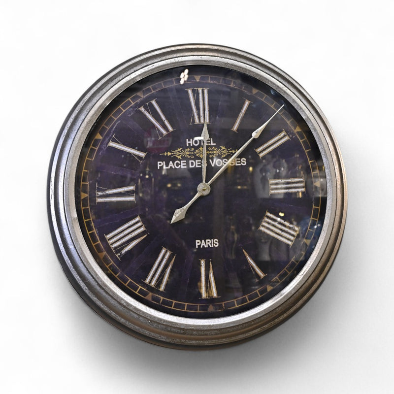 LuxeMetal Eclipse Wall Clock