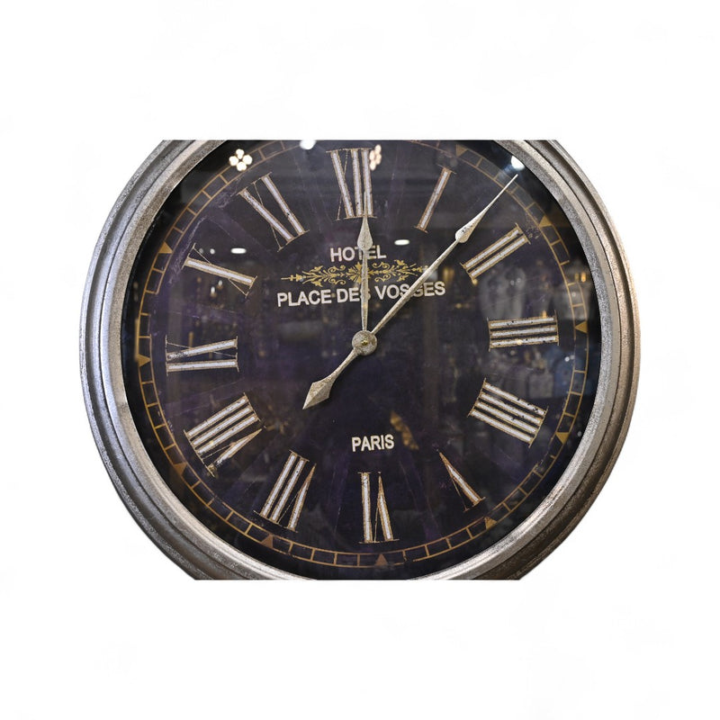 LuxeMetal Eclipse Wall Clock