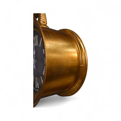 The Grand Station Metallic Clock