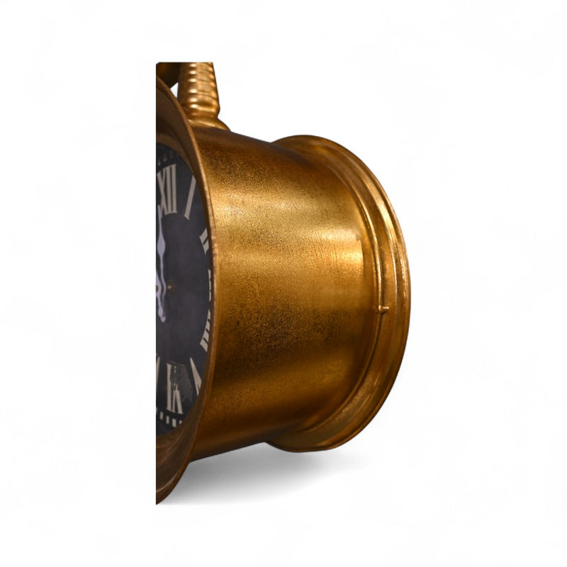 The Grand Station Metallic Clock