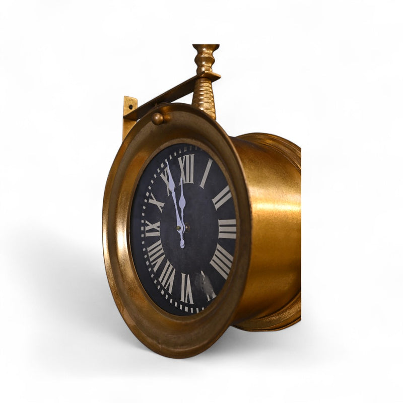 The Grand Station Metallic Clock