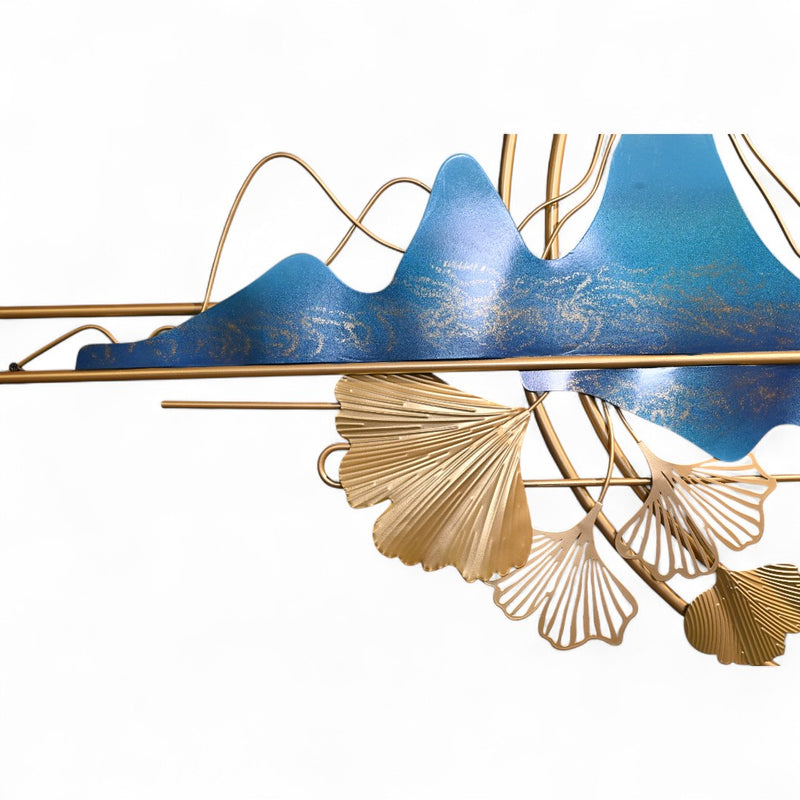 Mountain Bloom Elegance Wall Motive