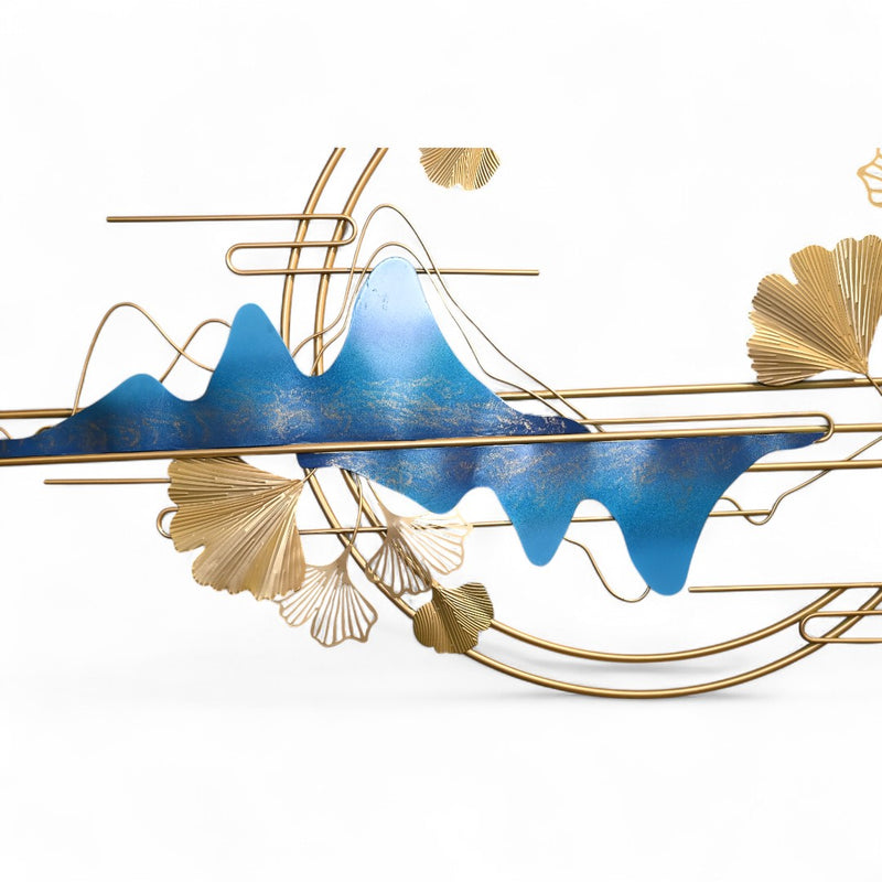 Mountain Bloom Elegance Wall Motive