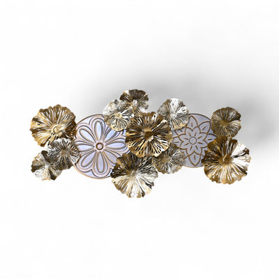 Floral Bouquet Metal Wall Motive