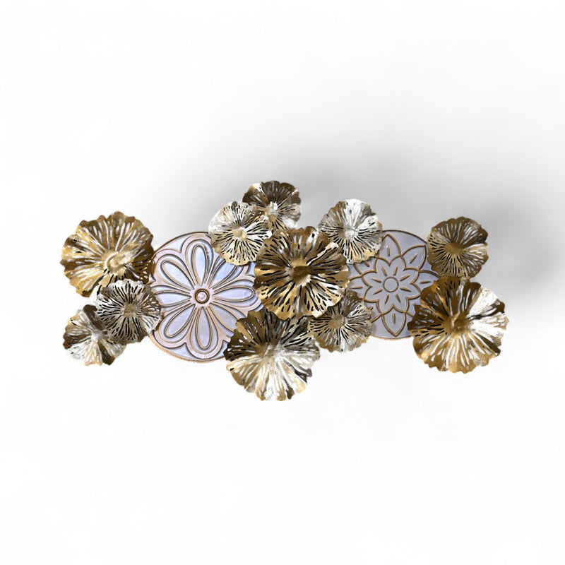 Floral Bouquet Metal Wall Motive