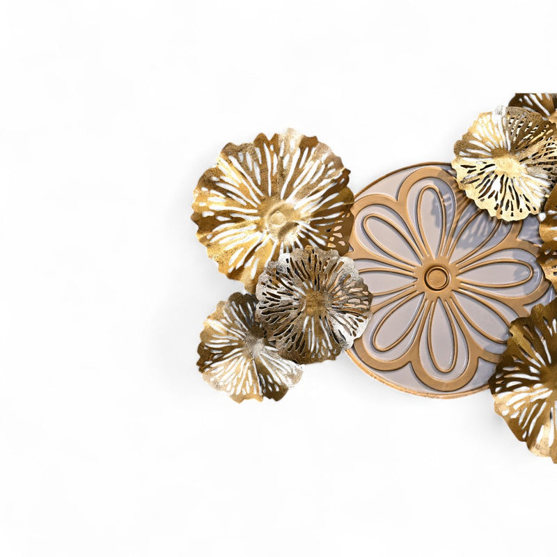 Floral Bouquet Metal Wall Motive