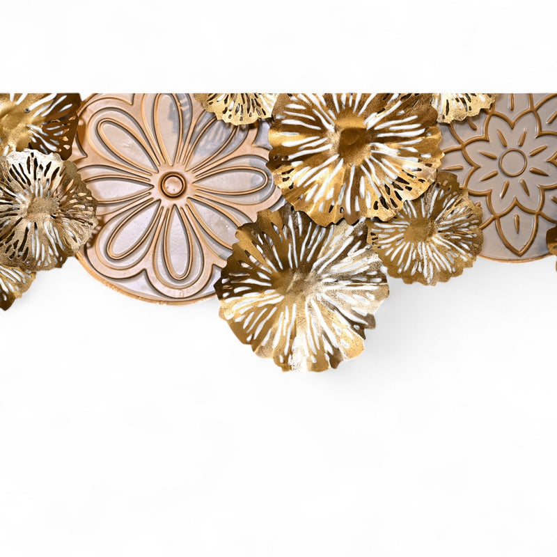 Floral Bouquet Metal Wall Motive