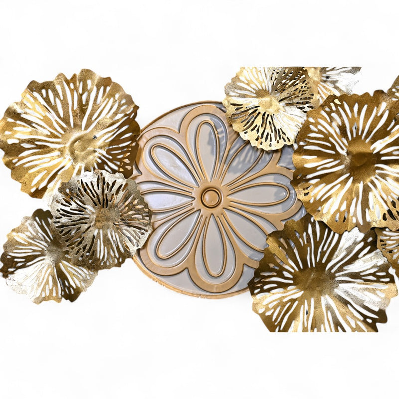 Floral Bouquet Metal Wall Motive