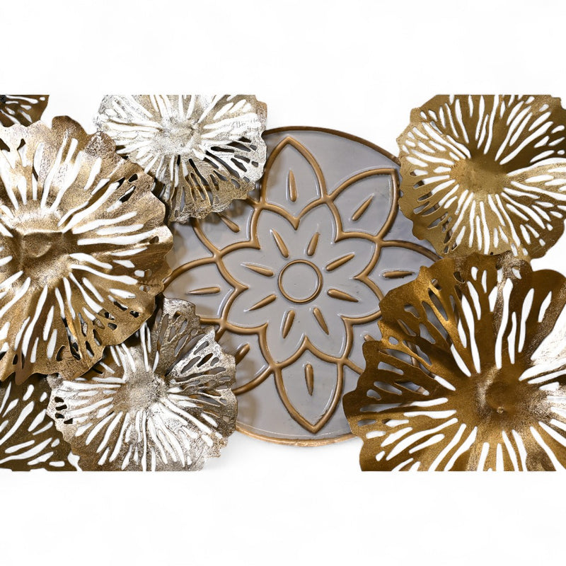 Floral Bouquet Metal Wall Motive