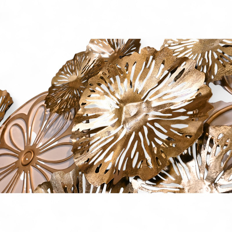 Floral Bouquet Metal Wall Motive
