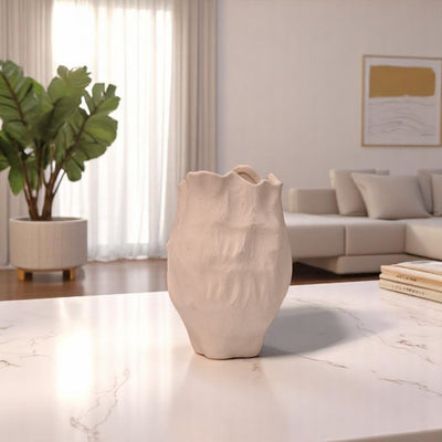 Terra Whisper Ceramic Vase