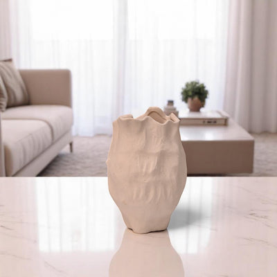 Terra Whisper Ceramic Vase