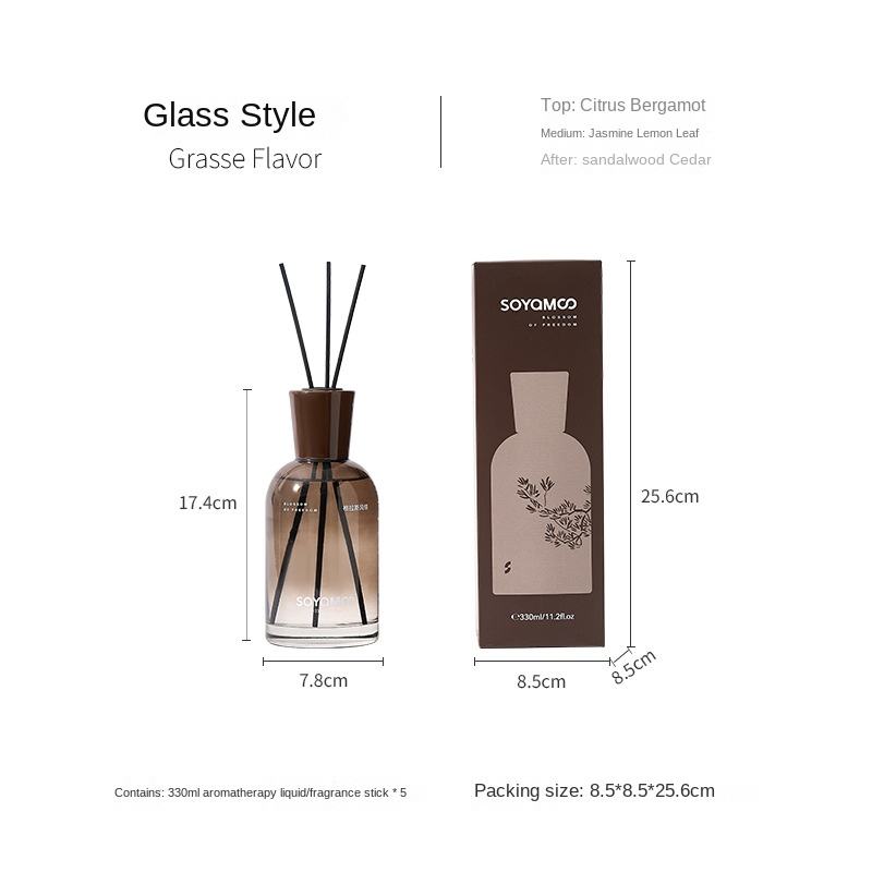 SOYAMOO Earthwood Reed Diffuser – 330ml