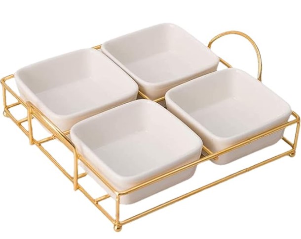 Ceramic Fruit Cookie Platter Desk Tray