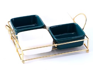 Ceramic Fruit Cookie Platter Desk Tray