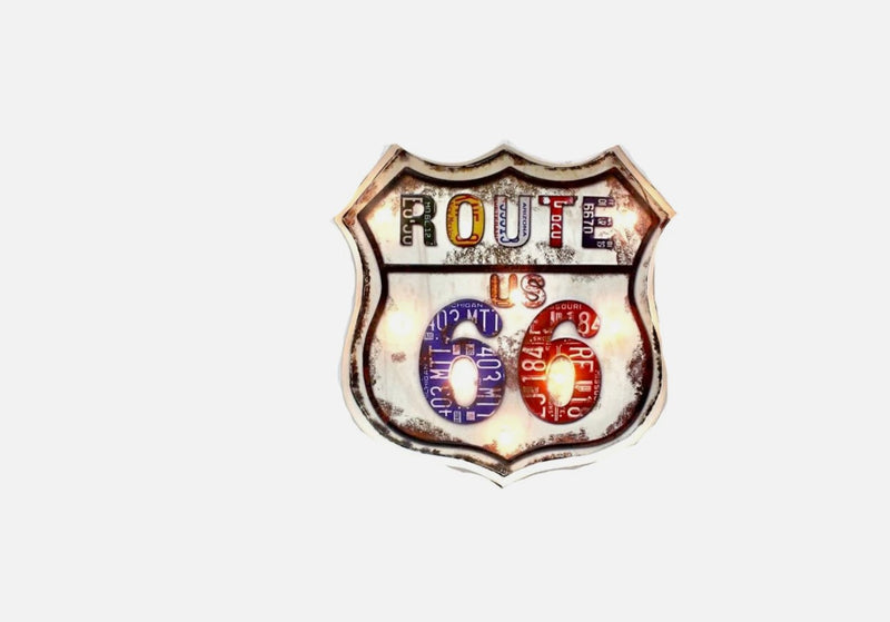 USA Route 66 - Wall Metal Poster
