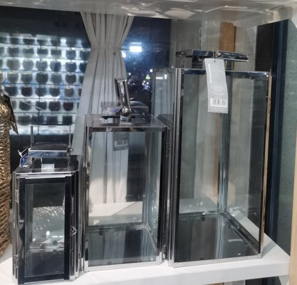 Luminous Glass Lantern Set