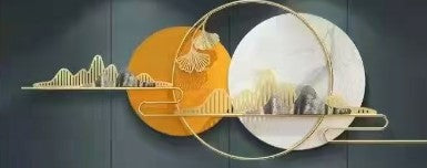 Urban Elegance Metallic wall art motive (200*80)