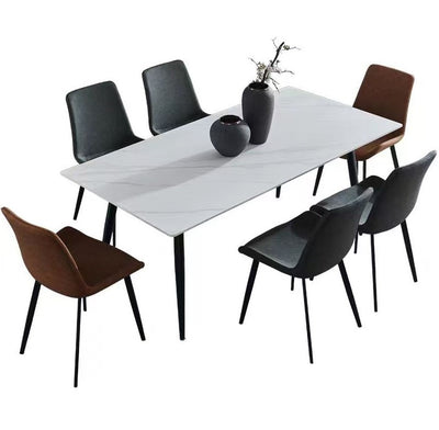 Contemporary Dining Set with 4 Chairs