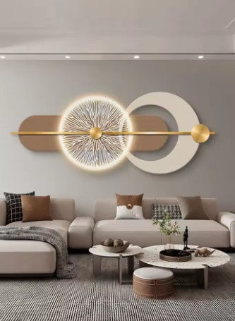 Metallic Tranquil Wall Motive (180*75)