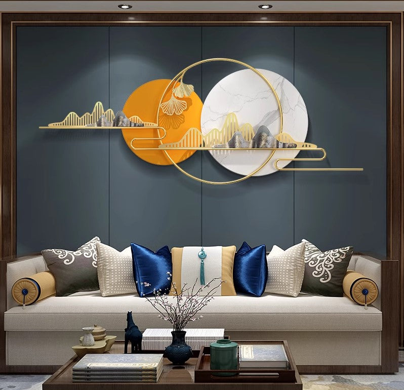 Urban Elegance Metallic wall art motive (200*80)
