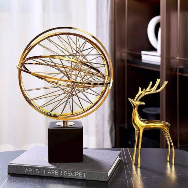 Modern Globe Art Table Ornament