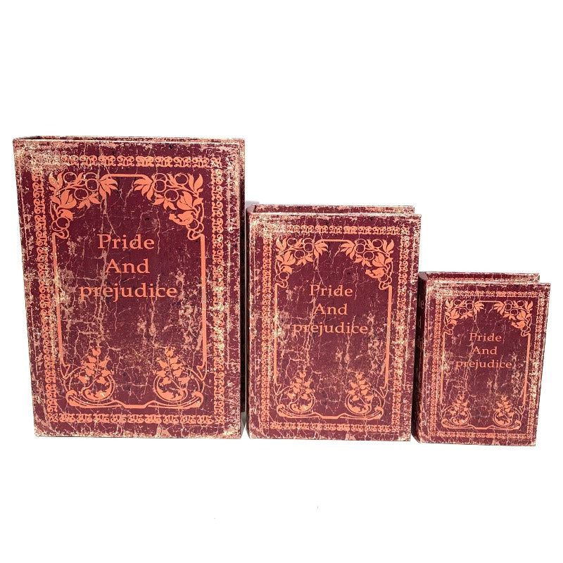 Retro Book Storage Set 3pcs