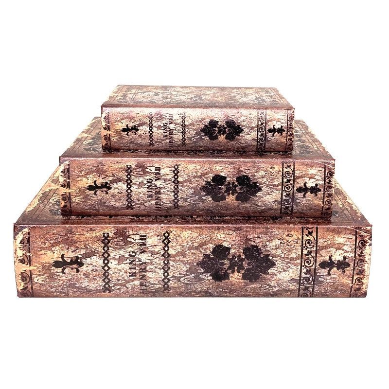 Retro Book Storage Set 3pcs
