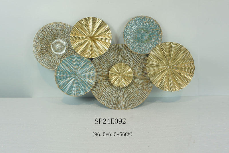 Radiant Circular Metal Wall Motive