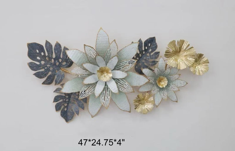 Elegant Bloom Metal Wall Art
