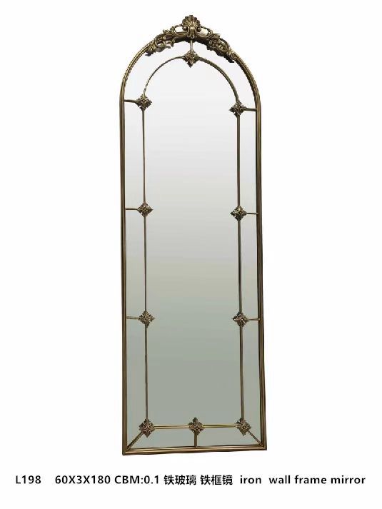 Antique metallic vintage Long Wall Mirror